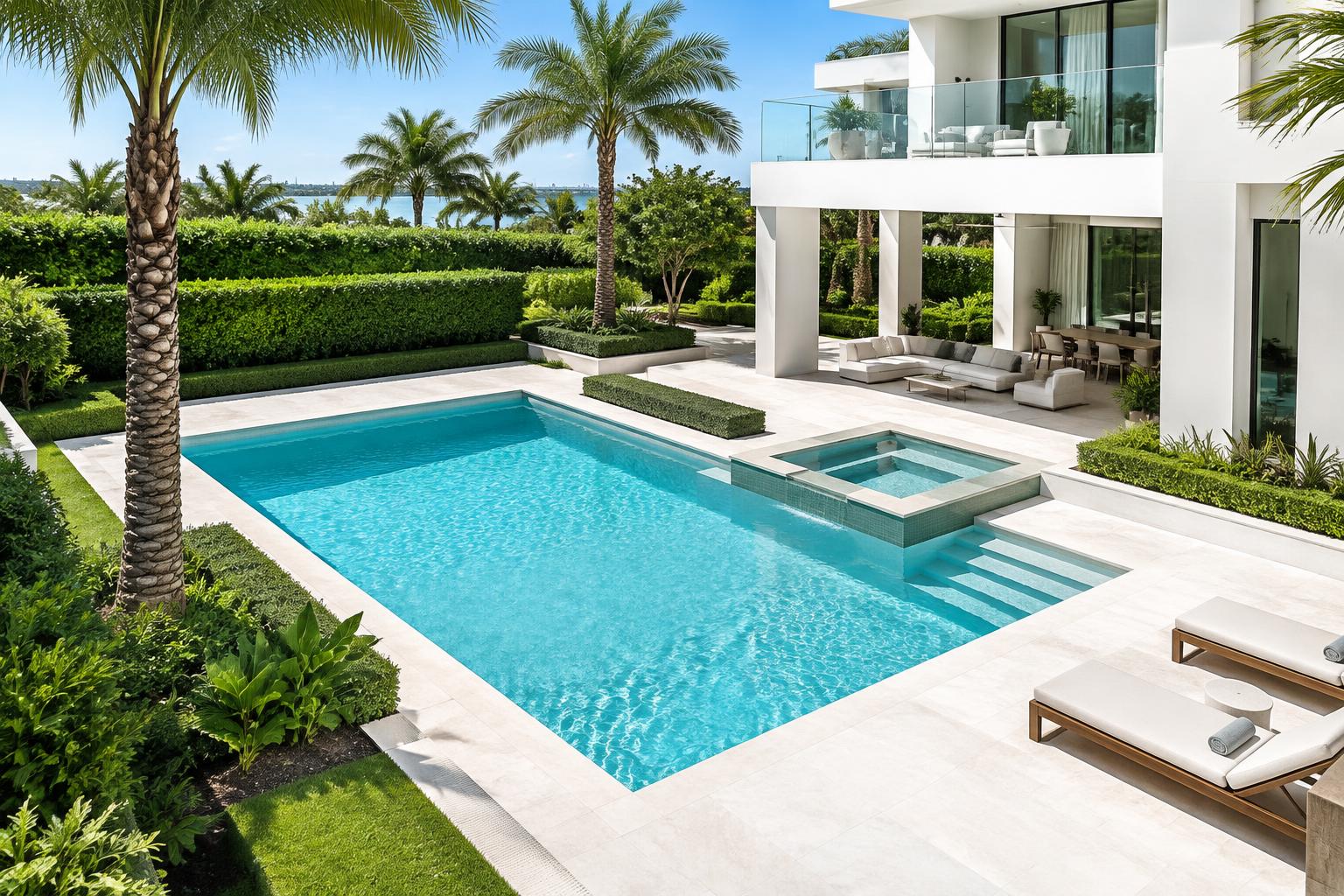 The Palm Residence, an illustrative luxury pool design