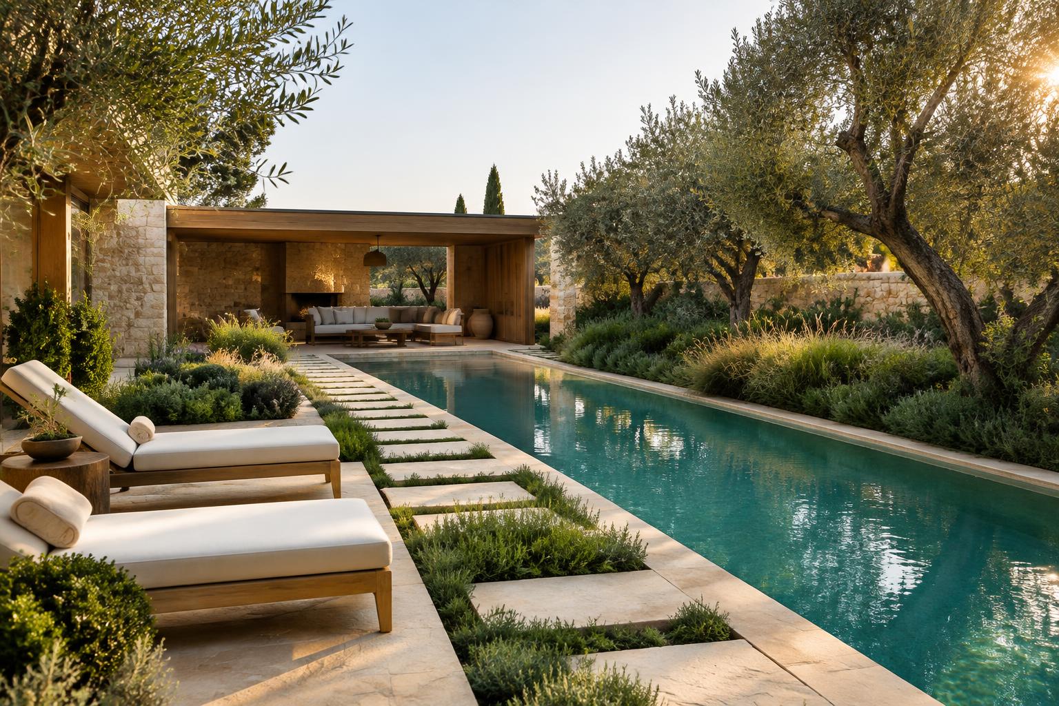 The Garden Retreat, an illustrative luxury pool design