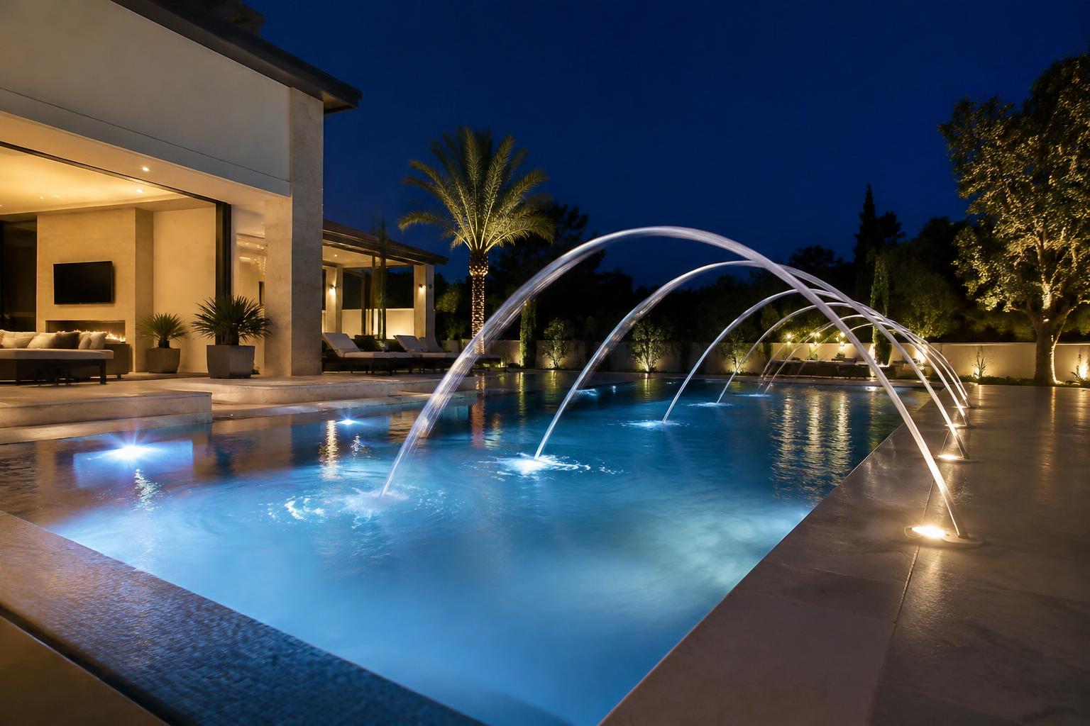 The Luminar, an illustrative luxury pool design
